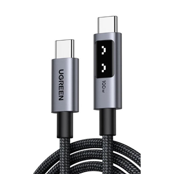 Ugreen USB C To USB C PD 5A Fast Charging Cable 2m -Black Ugreen USB C To USB C PD 5A Fast Charging Cable 2m -Black